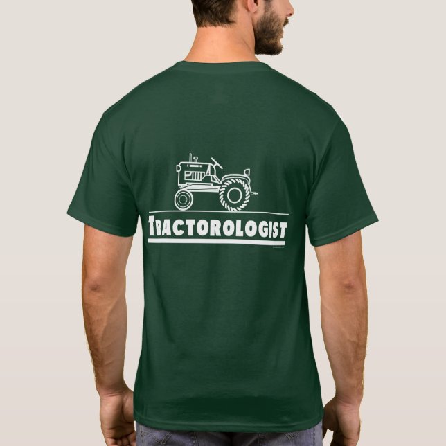 Funny Tractor T-Shirt (Back)