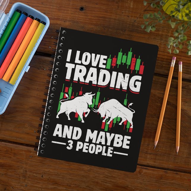 Funny Trading Quote Bull & Candlestick Daytrading  Notebook (Funny Trading Quote Bull & Candlestick Daytrading Notebook)