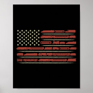 Funny Train Collector Gift Adults Conductor Model  Poster