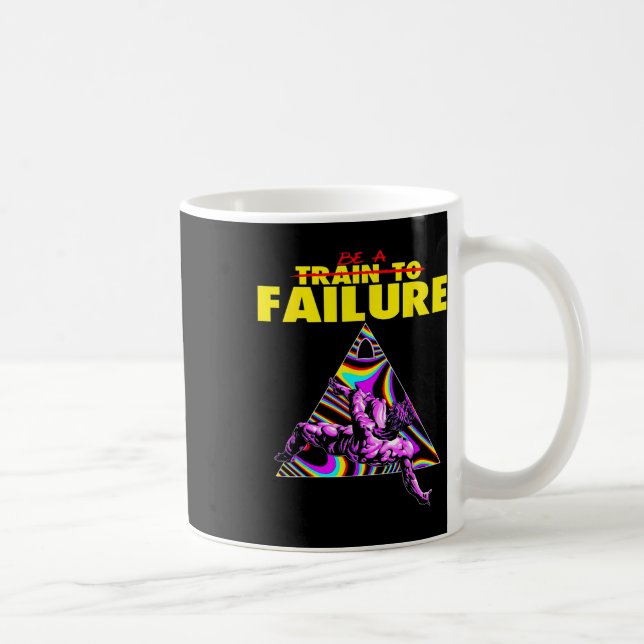 Funny Train To Failure Weightlifting Bodybuilding  Coffee Mug (Right)