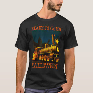 Funny Train Wagon Railroad Halloween Costume Boys T-Shirt