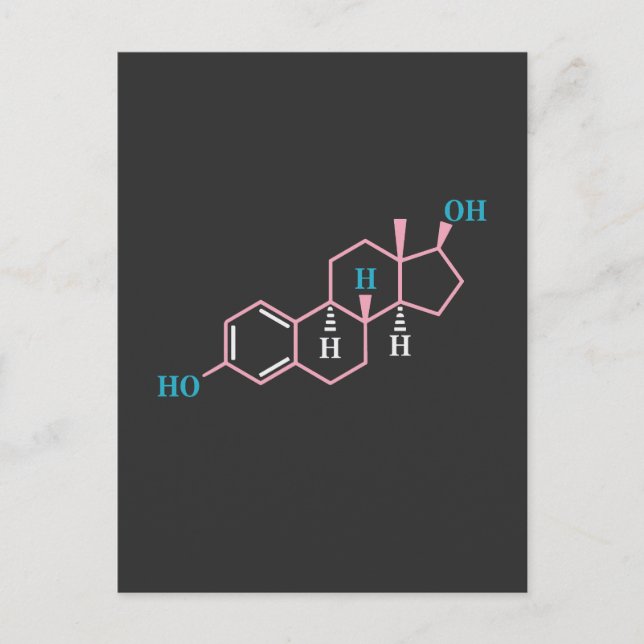 Funny Transgender Trans LGBT Pride Rights Oestroge Invitation Postcard (Front)