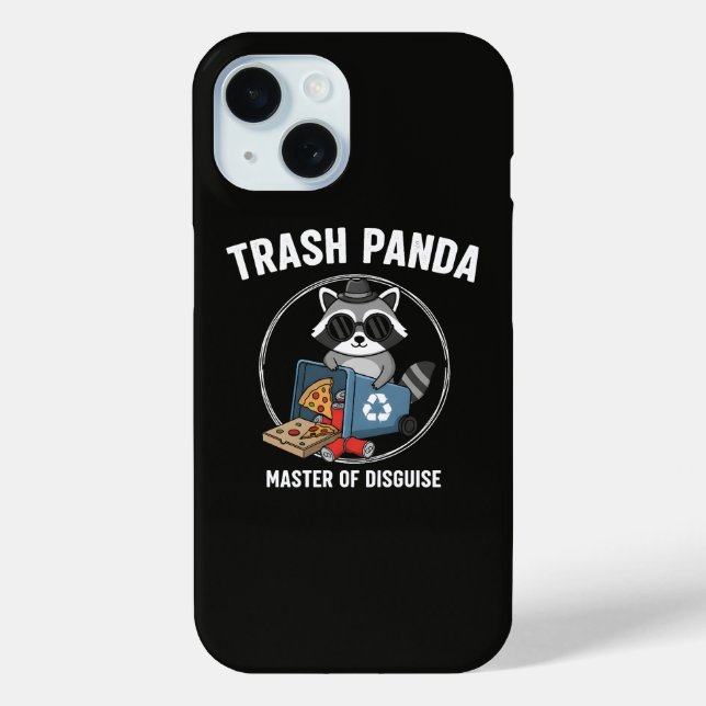 Funny Trash Panda Master of Disguise Racoon Meme Case-Mate iPhone Case (Back)