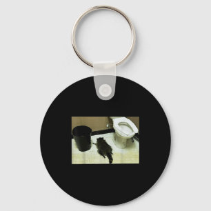 Funny Trashed Panda Drunk Racoon  Key Ring