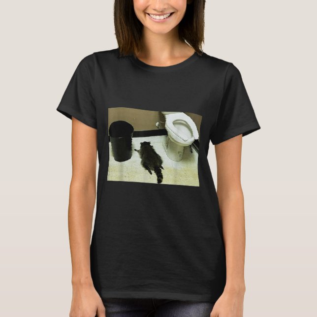 Funny Trashed Panda Drunk Racoon  T-Shirt (Front)