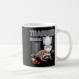 Funny Trashed Panda Raccoon Gets Drunk Coffee Mug
