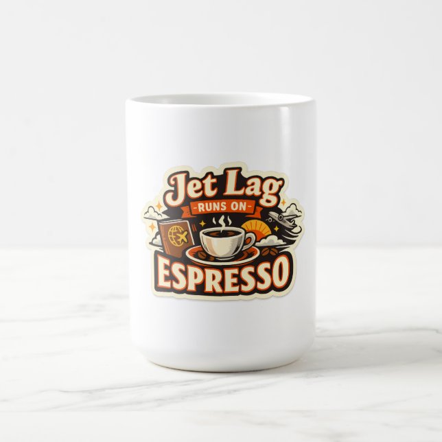  Funny Travel Coffee Lover Hat Mug (Center)