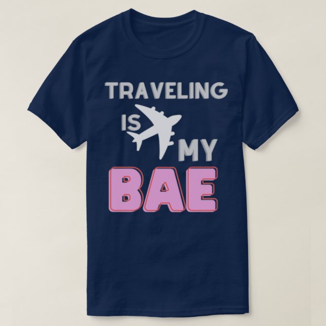 funny travel design T-Shirt (Design Front)