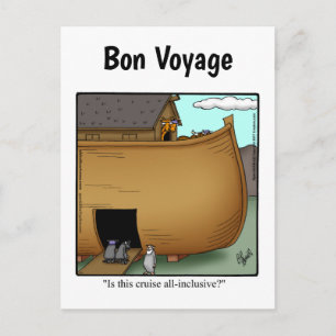 Funny Travel Humour Postcard