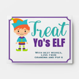 Funny Treat Yourself Money Cash Envelope