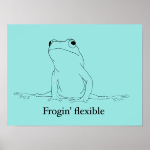 Funny Frog Posters & Photo Prints