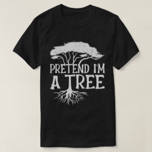 Funny Tree Joke Shirt for Quiet People