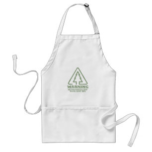 Funny Tree Lover Warning Quote Forestry Students T Standard Apron