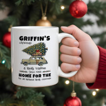 Funny Tree on Car Family Christmas