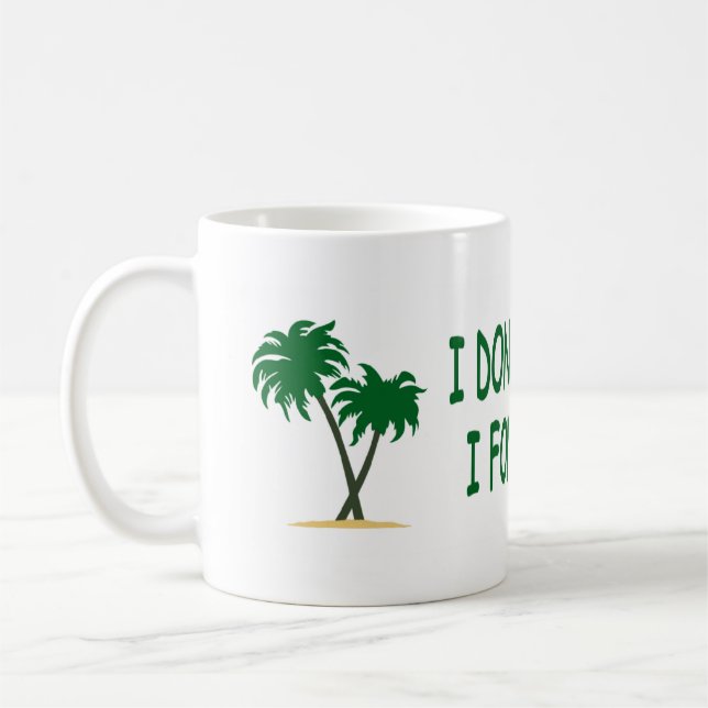 Funny treehugger coffee mug (Left)