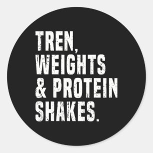 Funny Trenbolone Classic Round Sticker