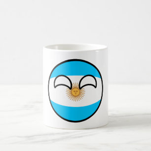 Funny Trending Geeky Argentina Countryball Coffee Mug