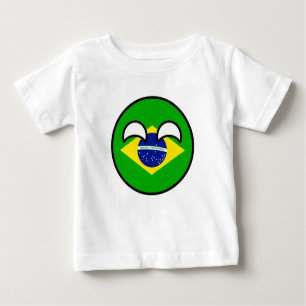 Funny Trending Geeky Brazil Countryball Baby T-Shirt