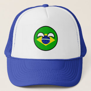Funny Trending Geeky Brazil Countryball Trucker Hat
