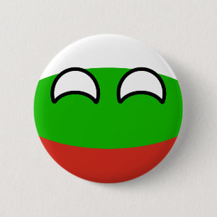 Funny Trending Geeky Bulgaria Countryball 6 Cm Round Badge