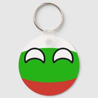 Funny Trending Geeky Bulgaria Countryball Key Ring