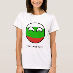 Funny Trending Geeky Bulgaria Countryball T-Shirt