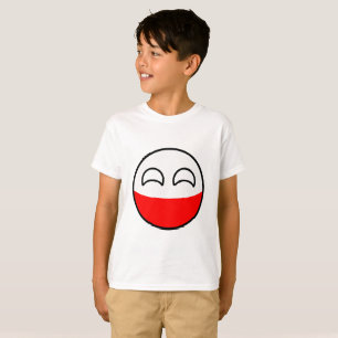 Funny Trending Geeky Poland Countryball T-Shirt