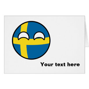 Funny Trending Geeky Sweden Countryball