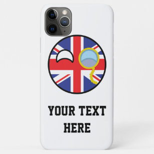 Funny Trending Geeky United Kingdom Countryball Case-Mate iPhone Case