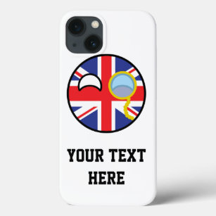Funny Trending Geeky United Kingdom Countryball iPhone 13 Case