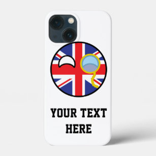 Funny Trending Geeky United Kingdom Countryball iPhone 13 Mini Case