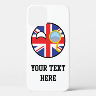 Funny Trending Geeky United Kingdom Countryball iPhone 12 Pro Case