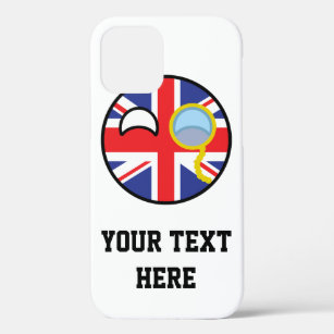 Funny Trending Geeky United Kingdom Countryball iPhone 12 Case