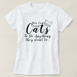 Funny Trendy Cat Quote Word Cat Pun T-shirt Design