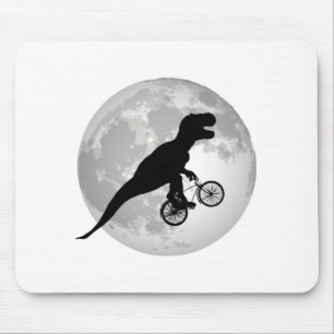 Funny Trex Moon Design Mouse Pad