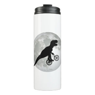 Funny Trex Moon Design Thermal Tumbler