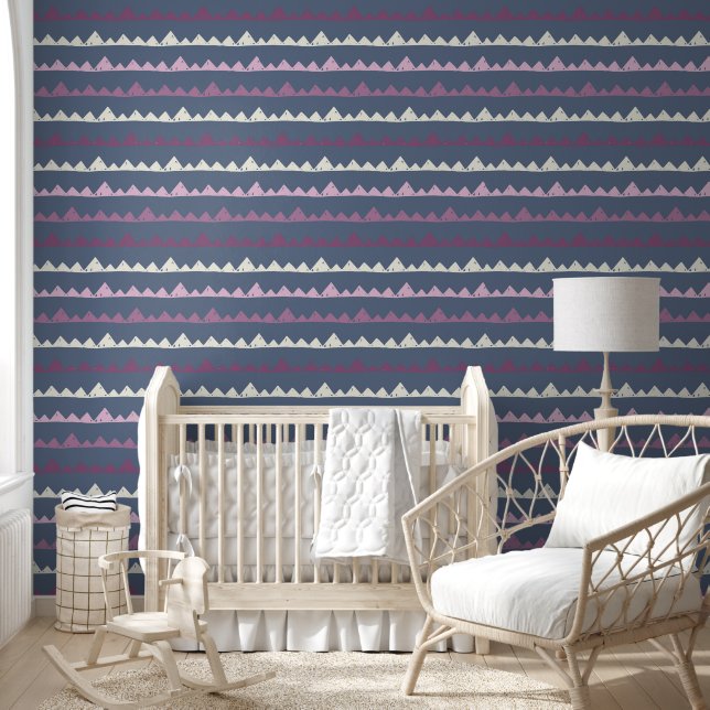 Funny Triangel Pattern Wallpaper (Kids)
