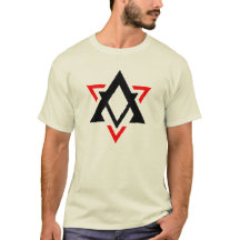 Funny triangle letter A Monogram