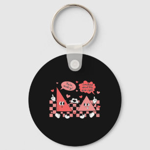 Funny Triangles Math Joke Valentines Day Math Teac Key Ring