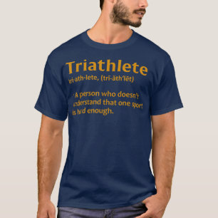 Funny Triathlete Art Men Women Triathlon Athlete D T-Shirt