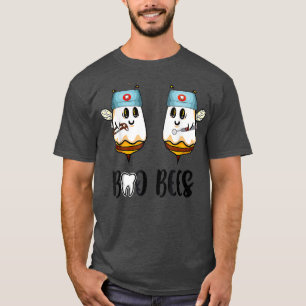 Funny Trick Or Teeth Dentist Halloween Costume Den T-Shirt