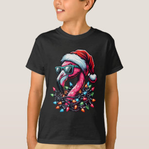 Funny Trocal Nk Flamingo Christmas In July Hawaii  T-Shirt