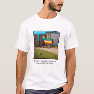 Funny "Trojan Pinata" Humor Tee Shirt