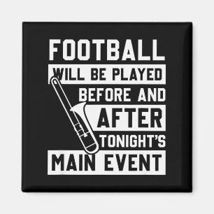 Funny Trombone Player Marching Band  Magnet