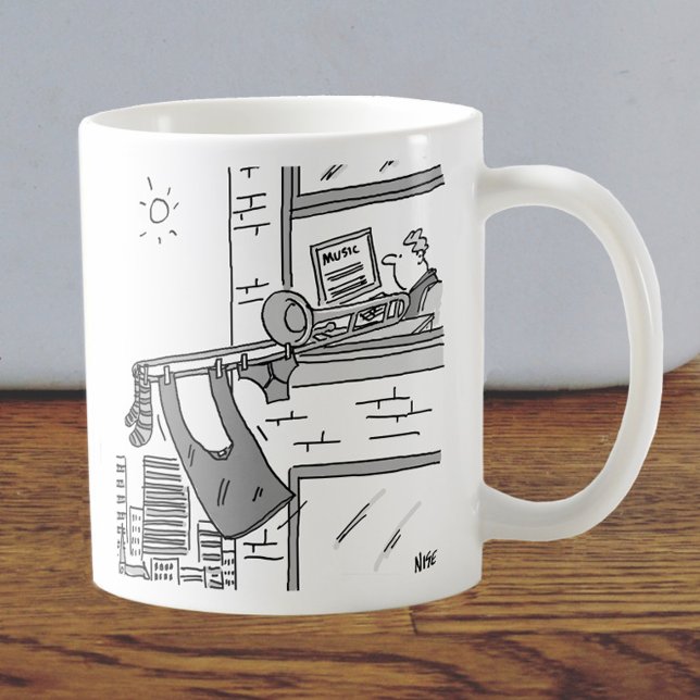Funny Trombone Player Musician Coffee Mug (Creator Uploaded)