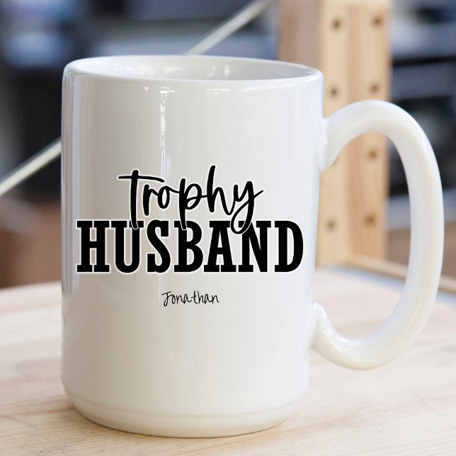 Funny Trophy Husband    Coffee Mug (Creator Uploaded)