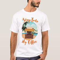 Funny Tropical Caribbean Island Office