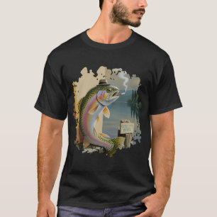 Funny Trout wearing a hat T-Shirt
