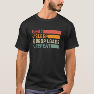 Funny Truck Driver Art For Men Dad Trucking Mechan T-Shirt