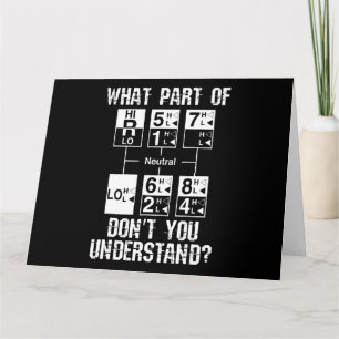 Funny Truck Driver Dont You Understand Gift Card